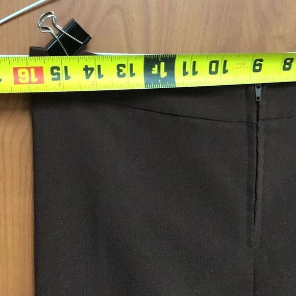 Skirt. Sexy brown skirt by Lola laying flat waist measures 16 I think that makes - Picture 5 of 7